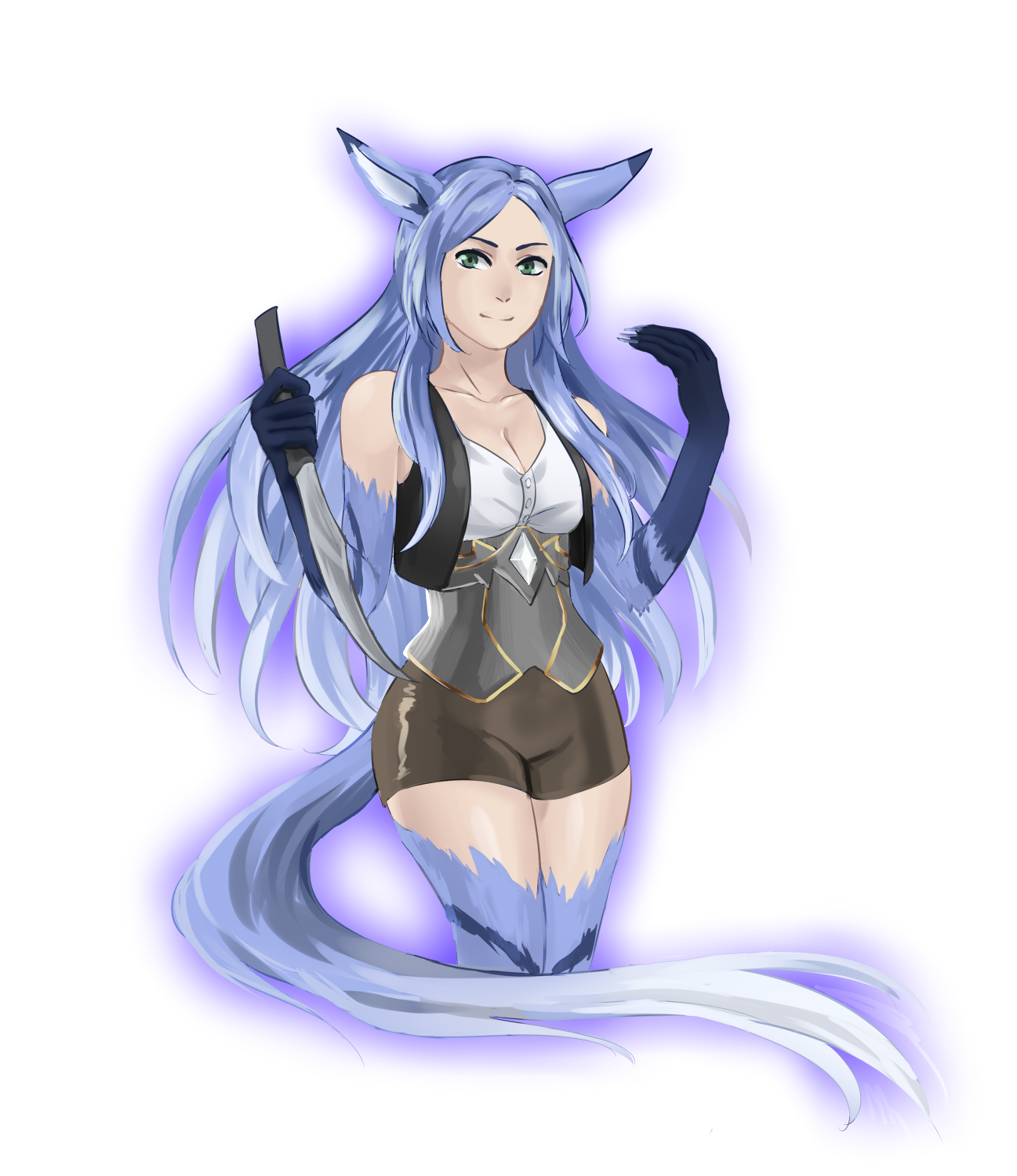 bluewolf warrior par Zelouji