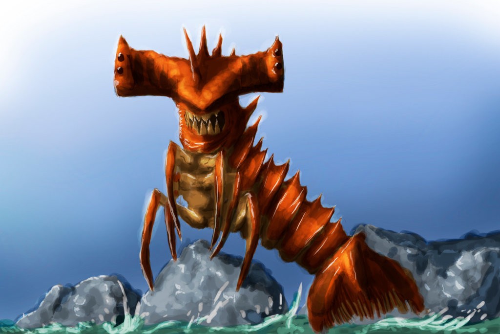 monstrous_shrimp_by_vordazeth-d8ntpju par Frfr Lenounours