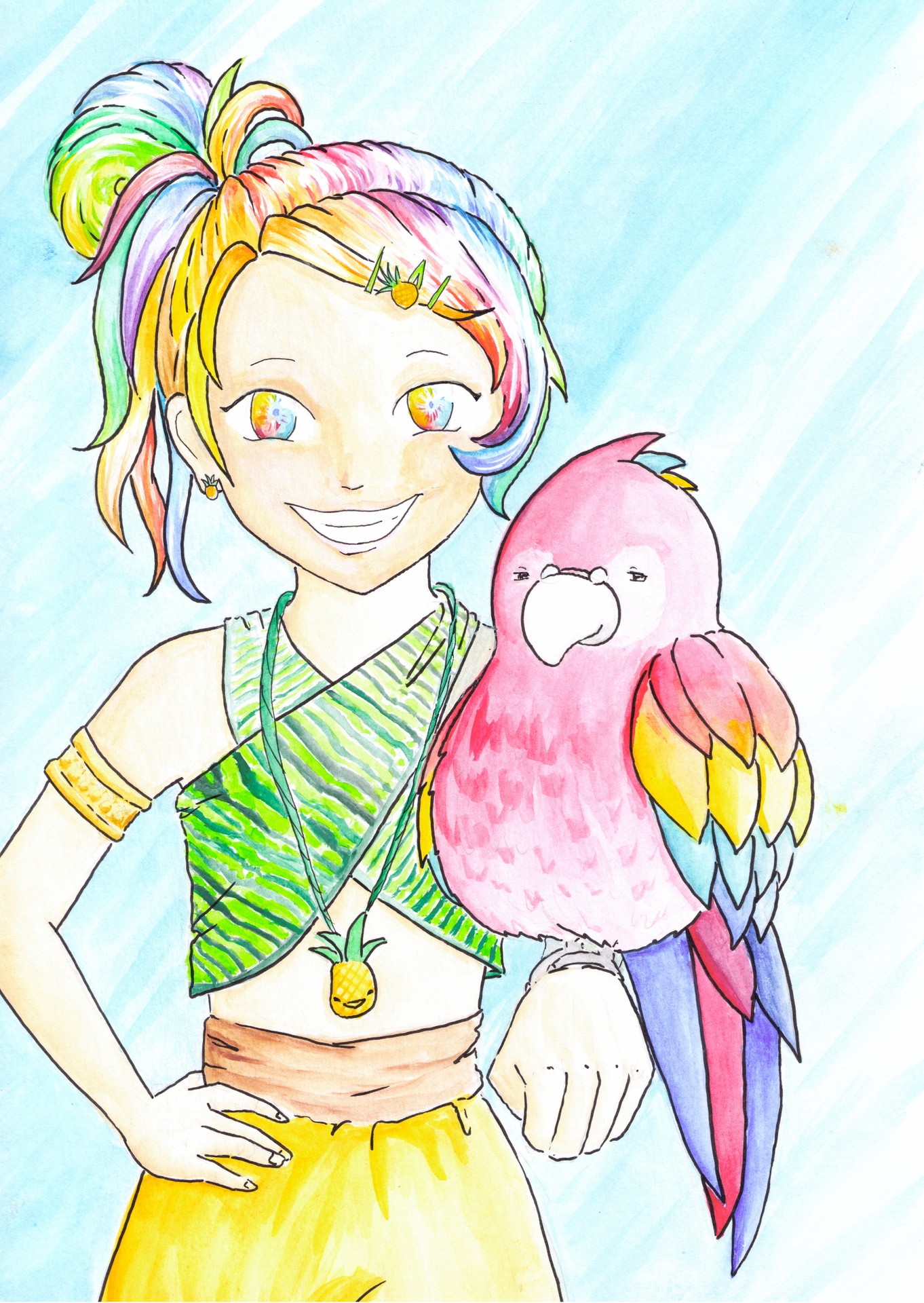 Parrot girl par Romeih