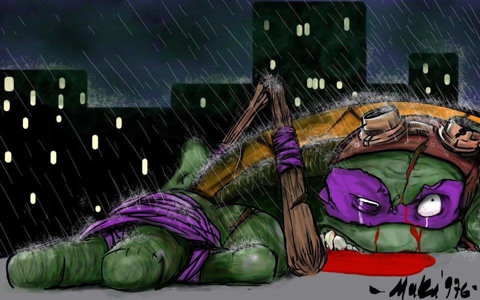 La mort de Donatello par maki976