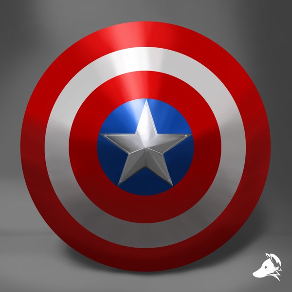 Captain America Shield par Outilander
