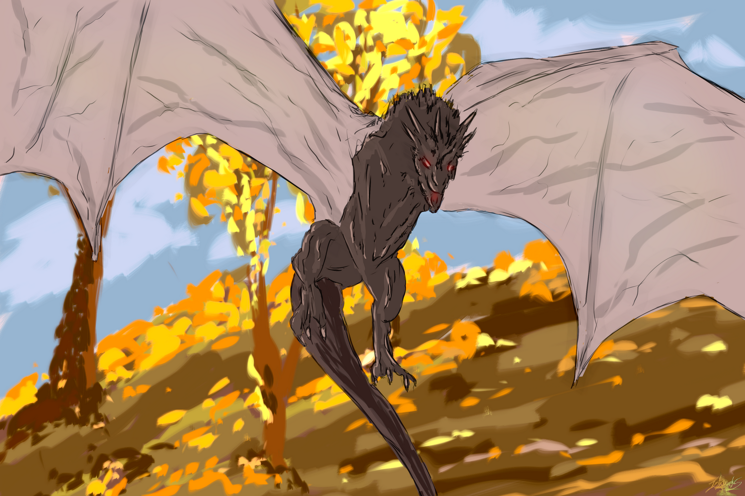 Dragon d'automne... par Inlands