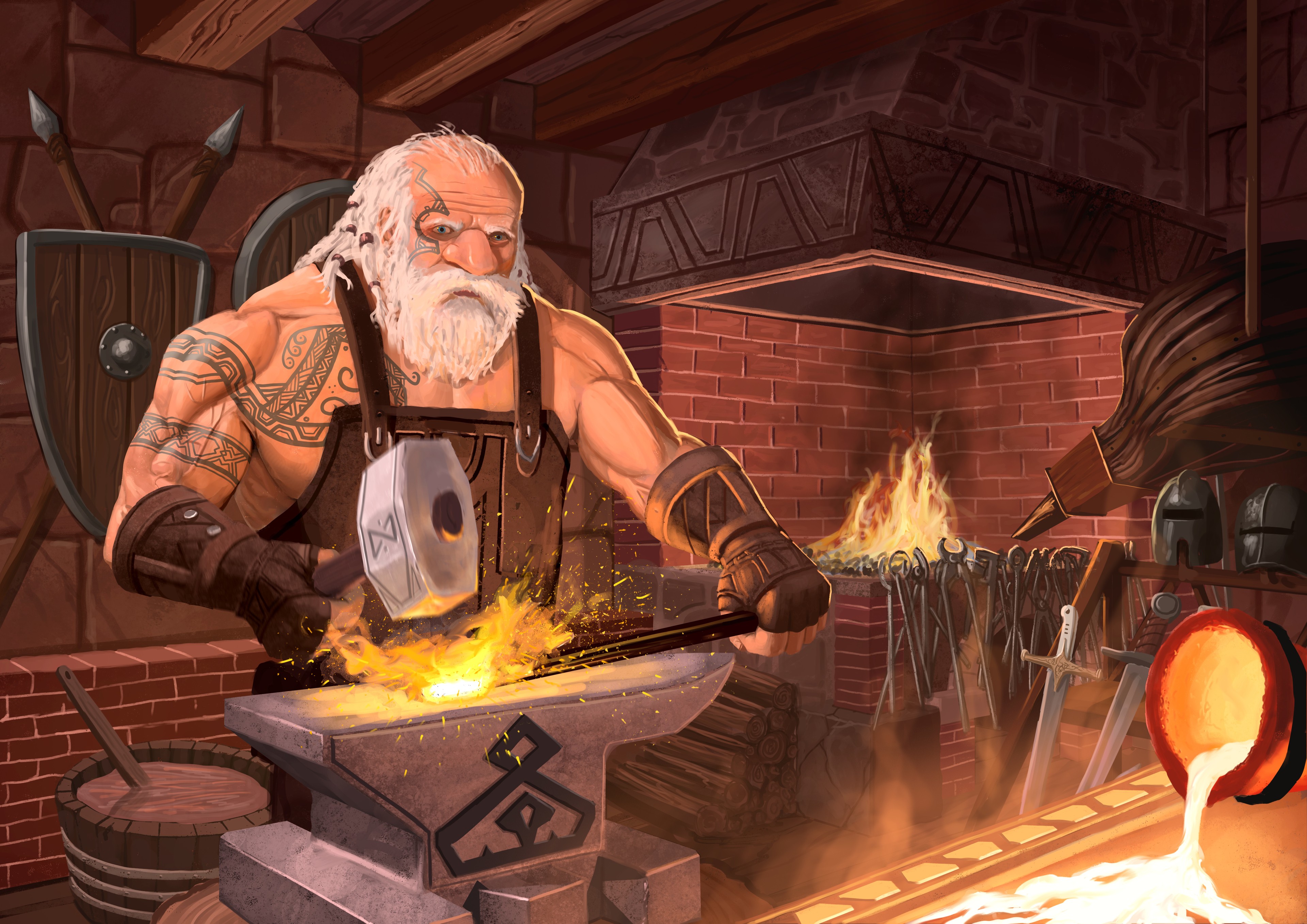 63 - The blacksmith dedication par Merhemyr
