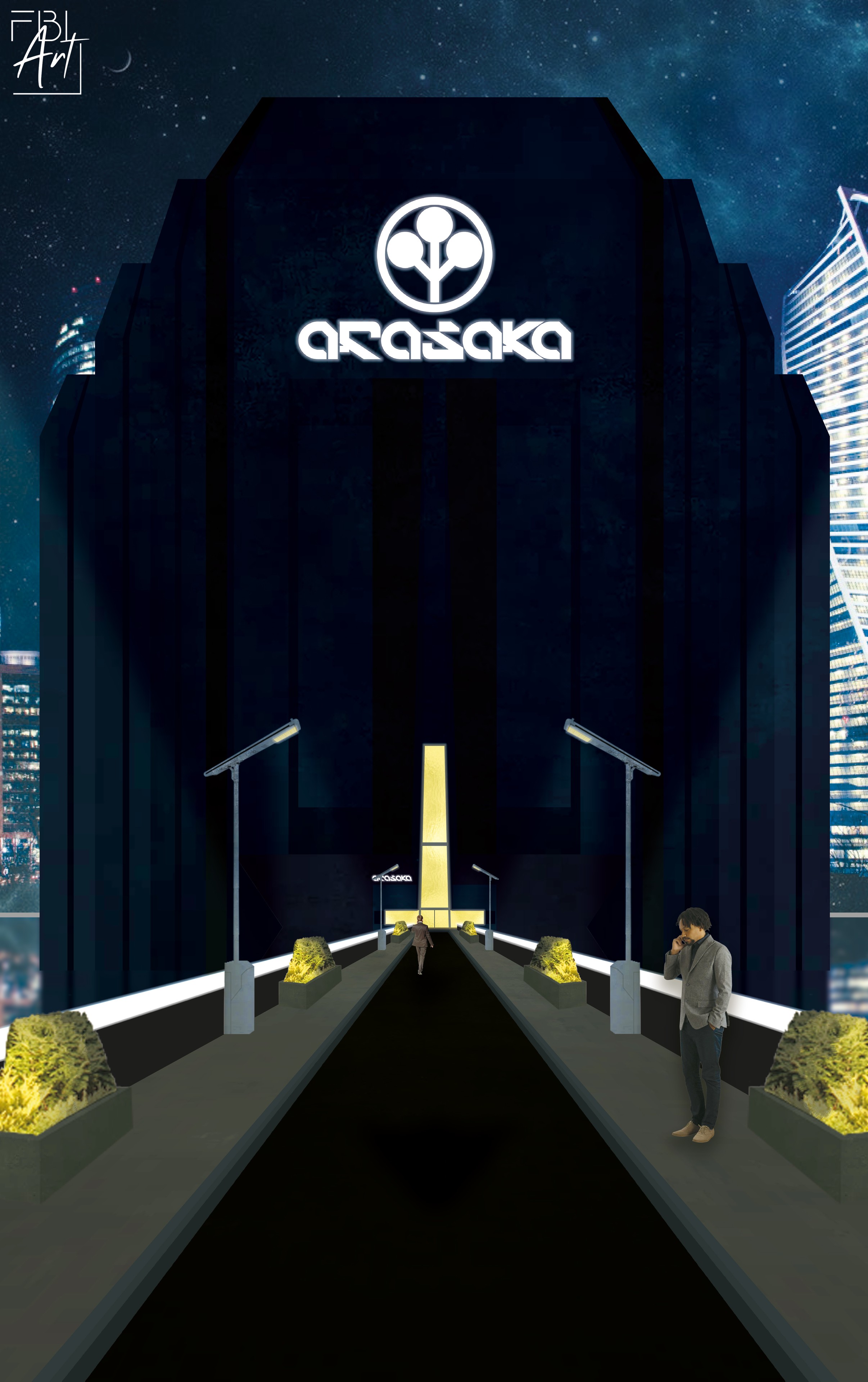 Arasaka corporation exterior [ # Challenge 12 DPS ] par FBI_Art
