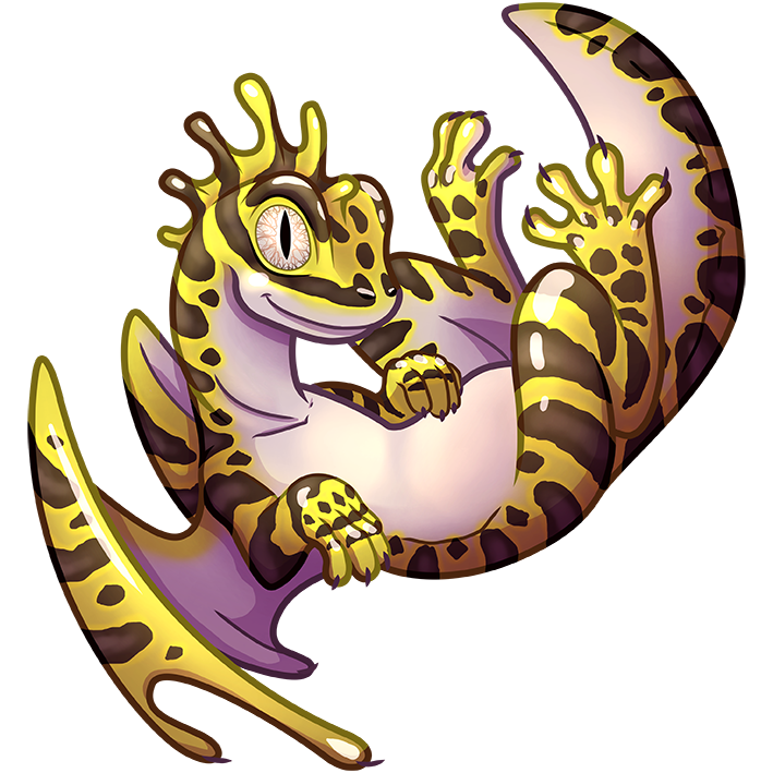 Dragon gecko 2 par Hasur - Loom