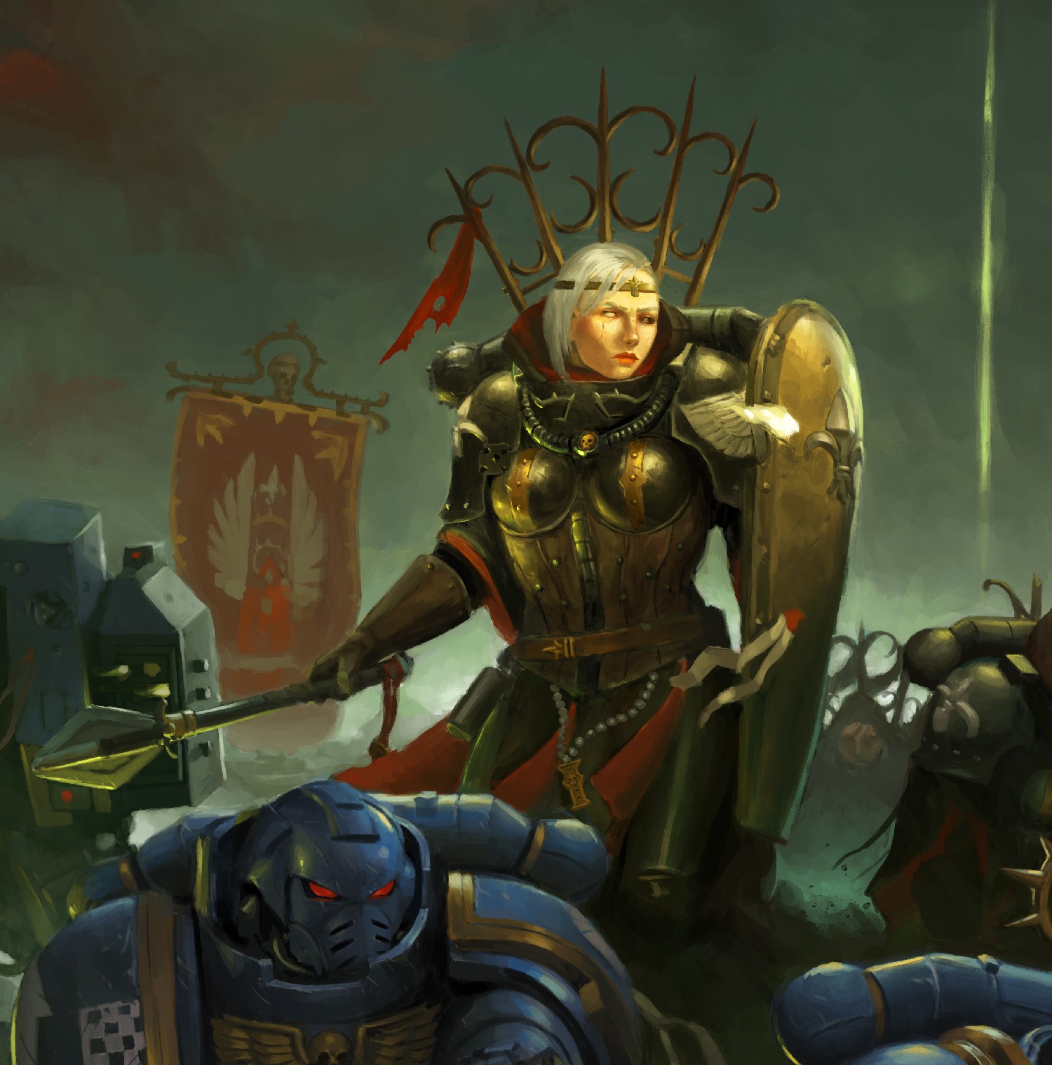 For the Emperor (Warhammer 40k) par G.Redon