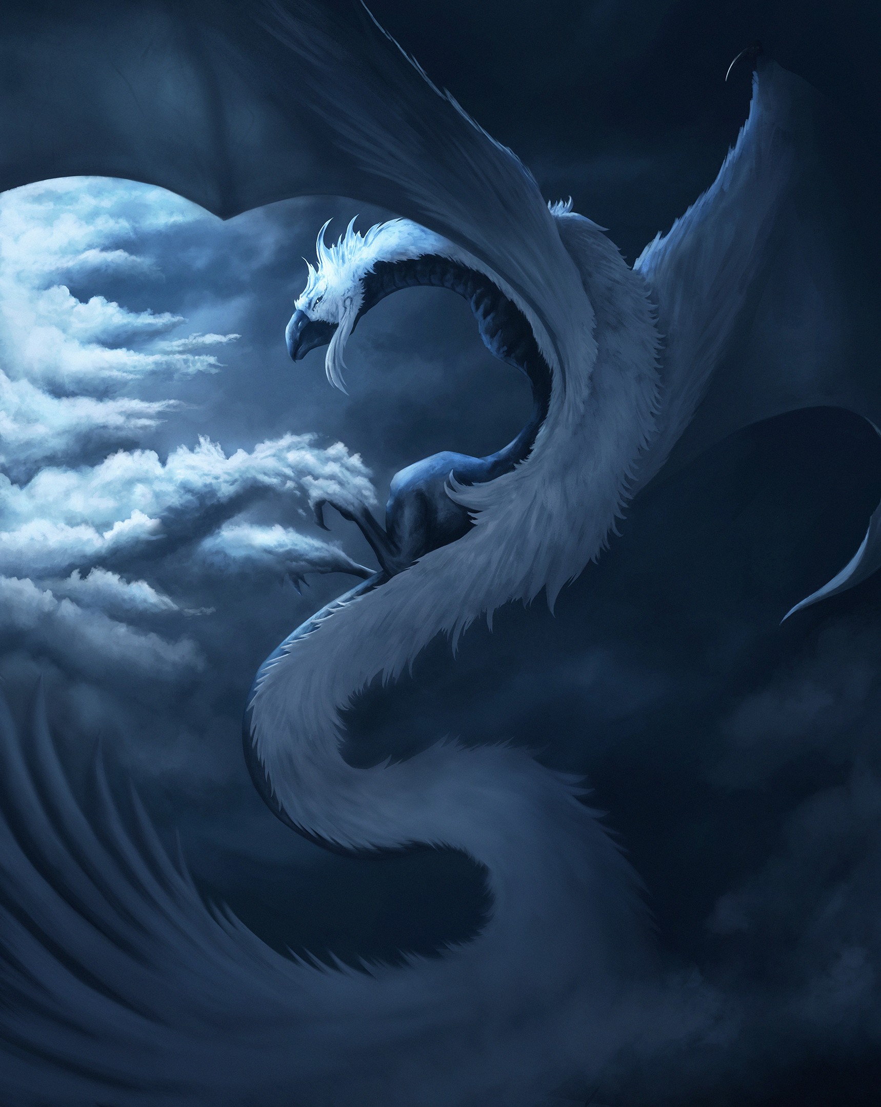 Moon Dragon par Mist