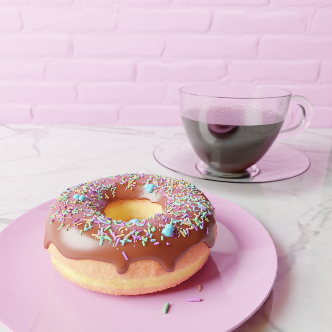 donut tutorial from blender guru par enaryon