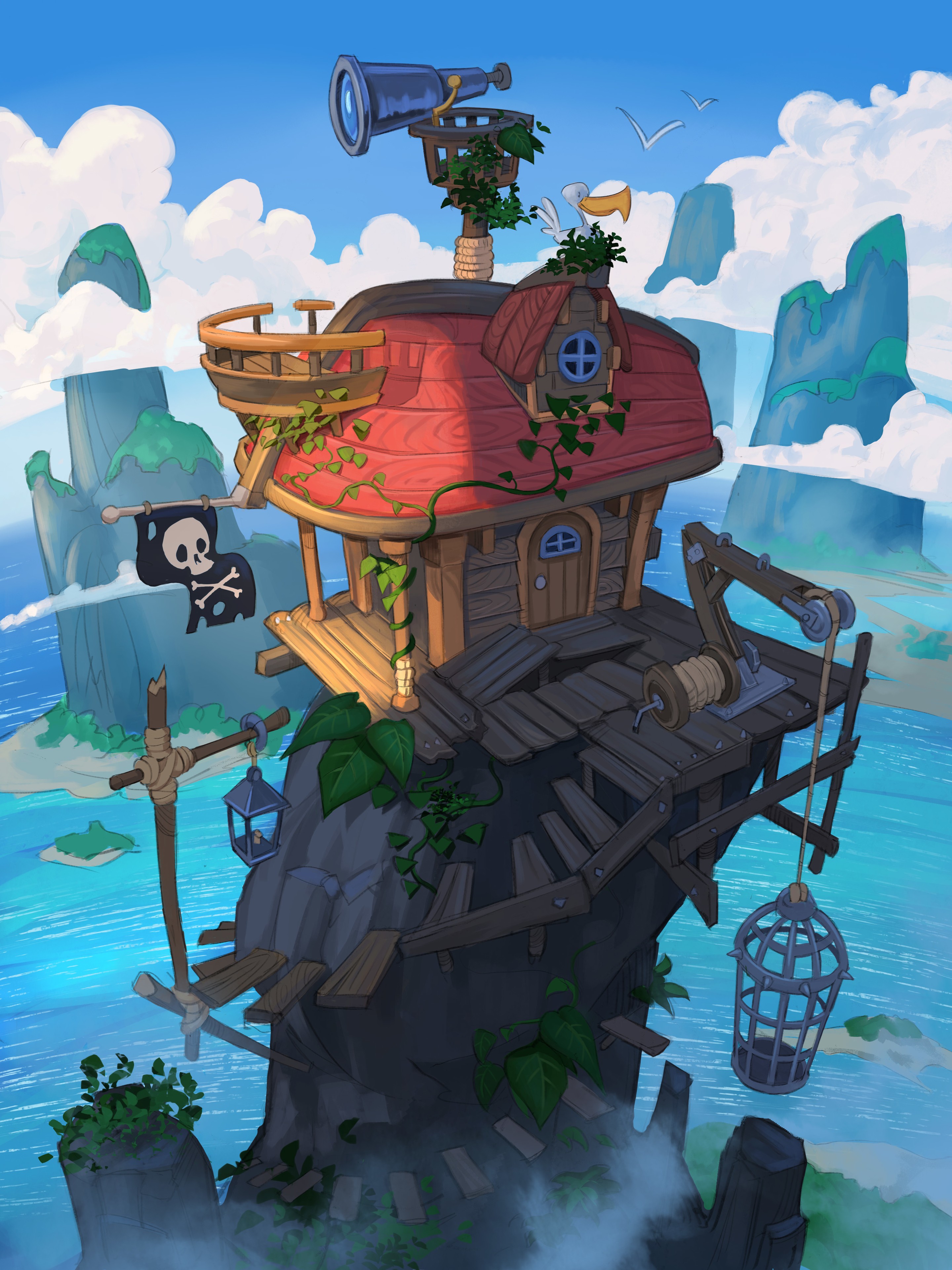 pirate hut par jean_g