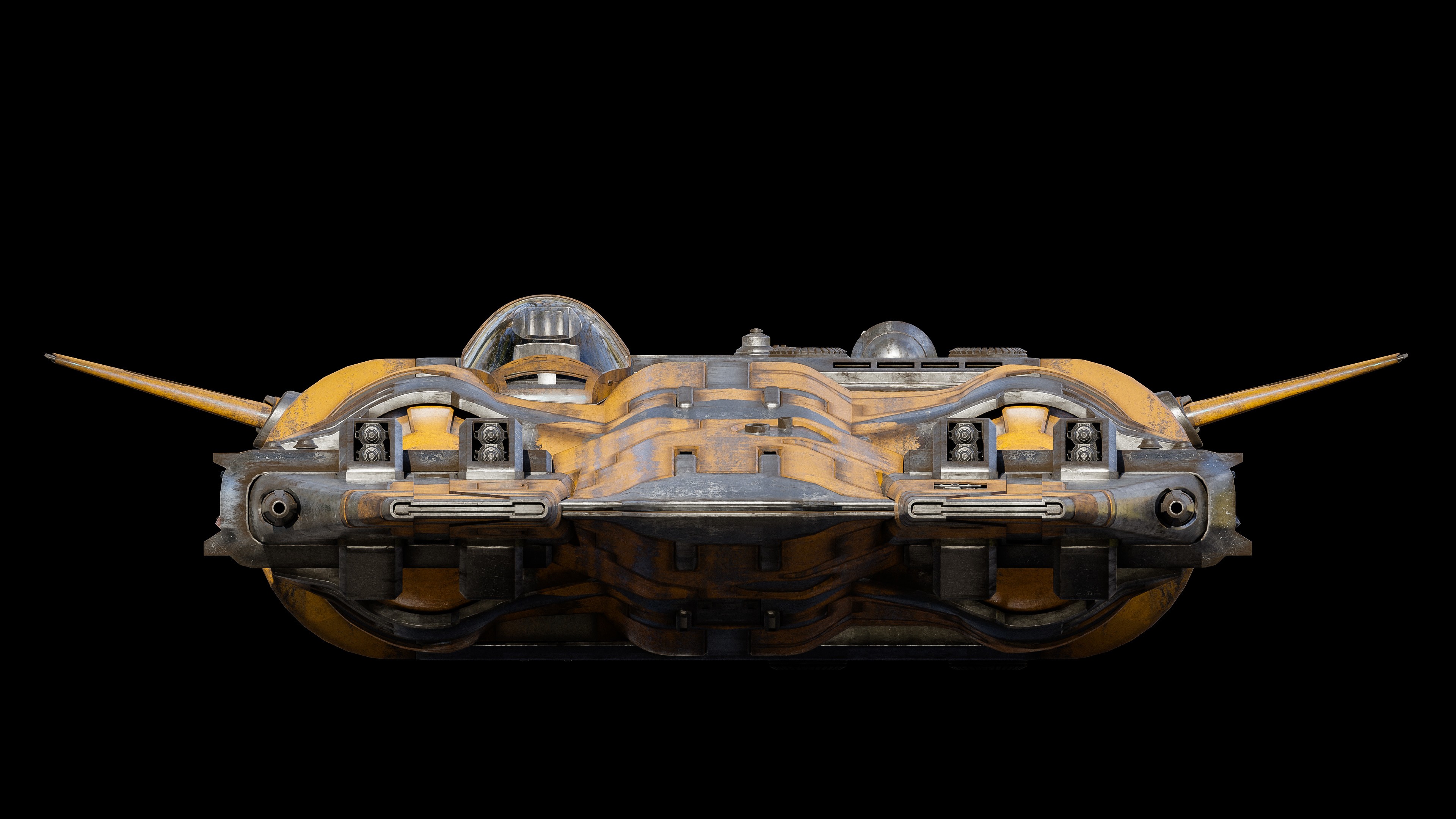 Light Interceptor Spaceship - Layout par Quentin
