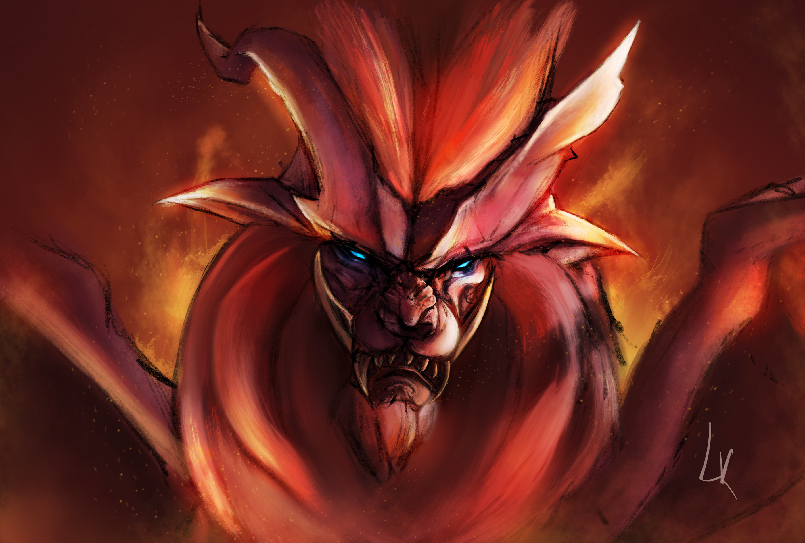Teostra Monster Hunter par Lykhiam