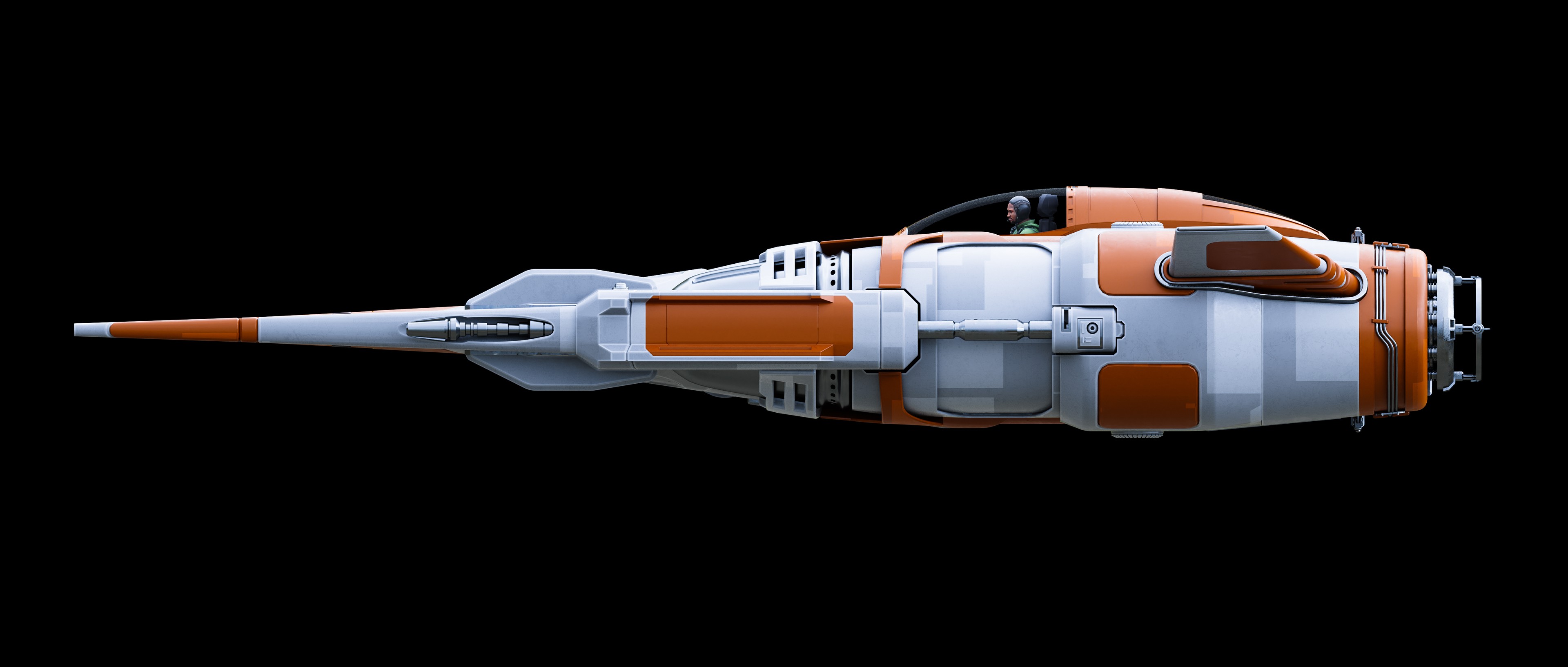 Original Interceptor Spaceship - Layout par Quentin