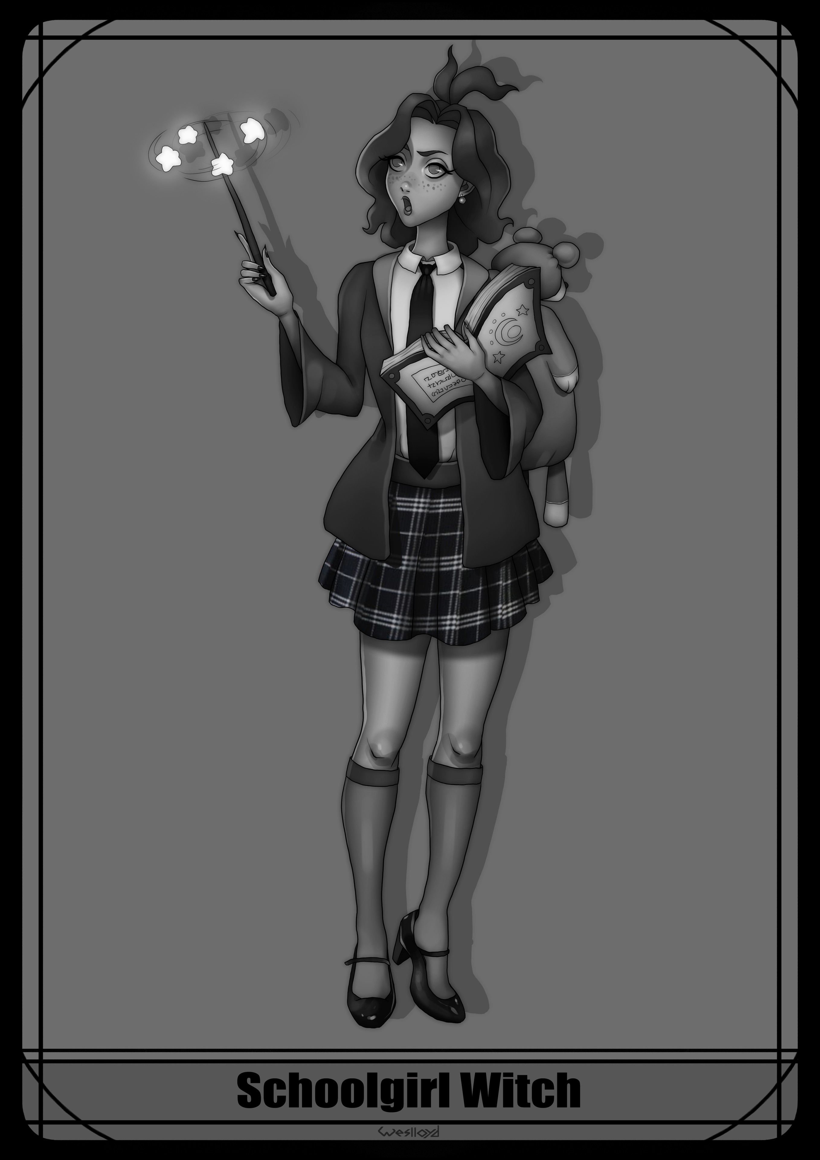 Schoolgirl Witch par Weslloyd