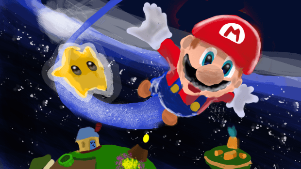 Super-Mario-Galaxy par Maxime Mainville-Lépine