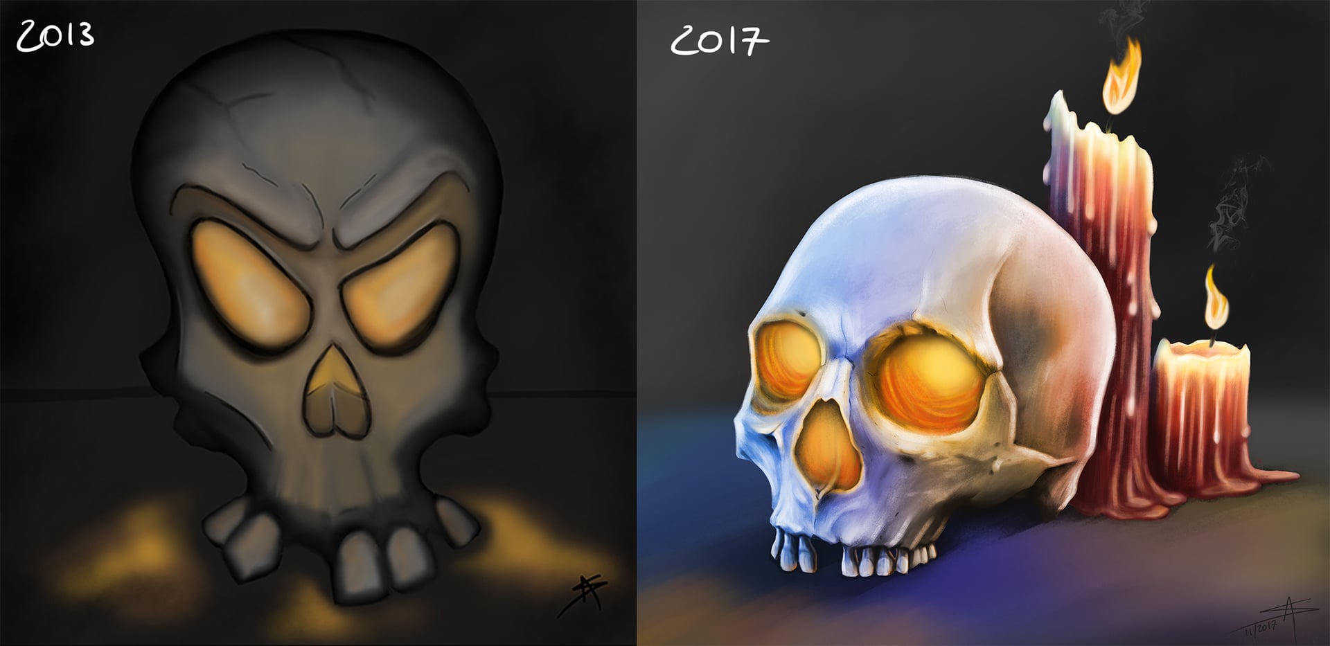 Comparaison Skull par Zayko